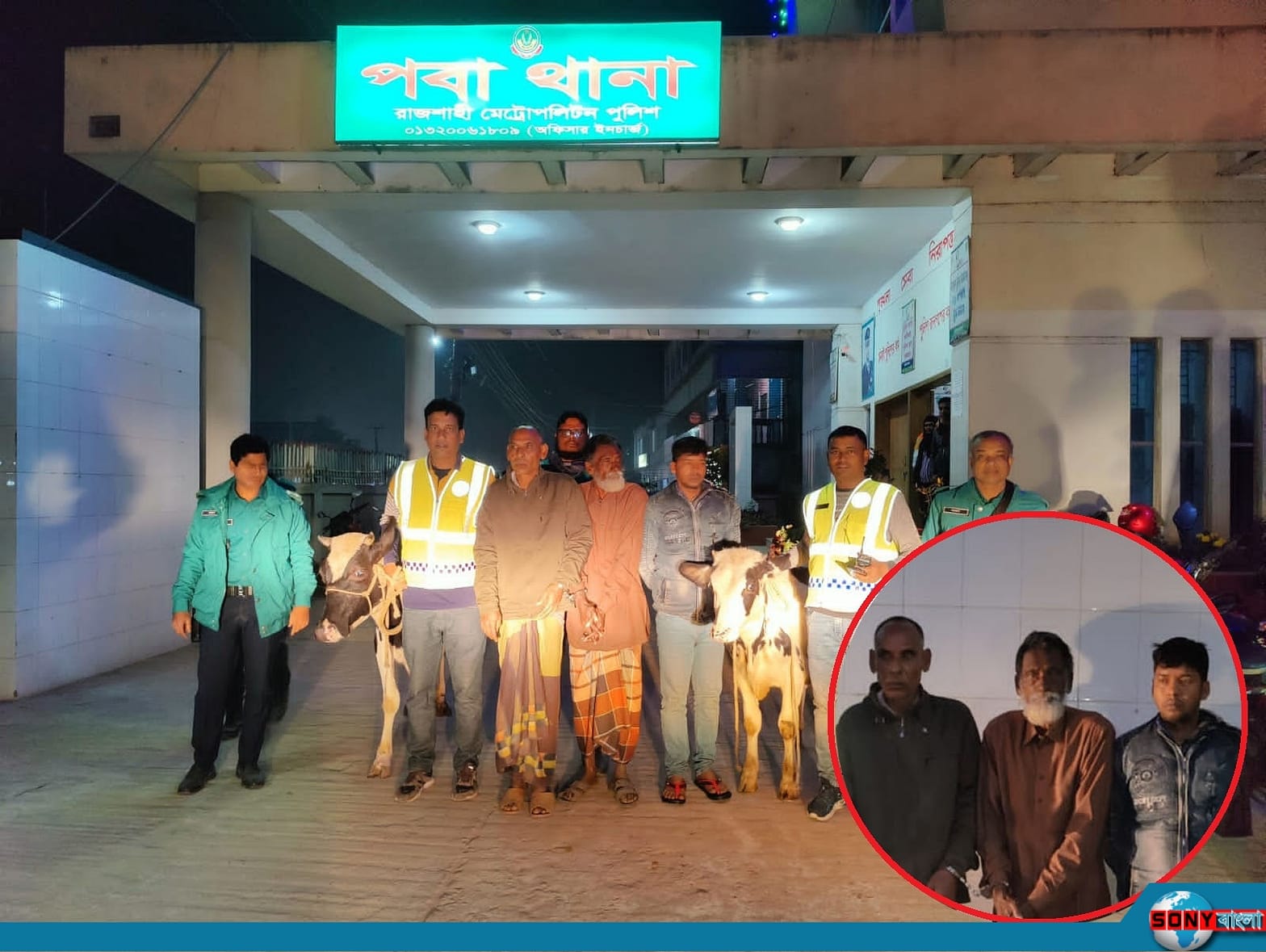 রাজশাহী নগরীতে গরু-সহ চোর চক্রের ৩ সদস্য গ্রেপ্তার