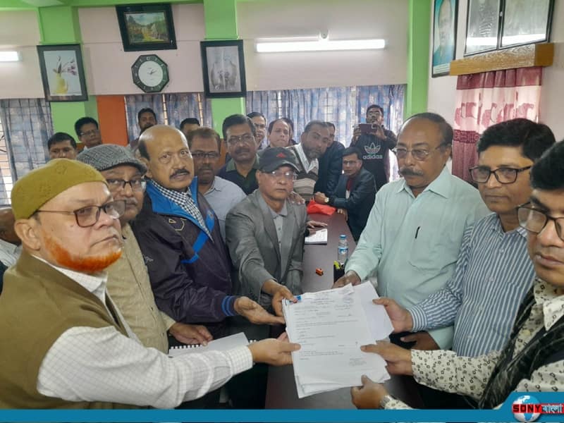 পরিচালক পদে মনোনয়ন জমা দিলেন বাজুস রাজশাহী জেলা শাখার মোখলেছ-অপু-বিশু পরিষদ